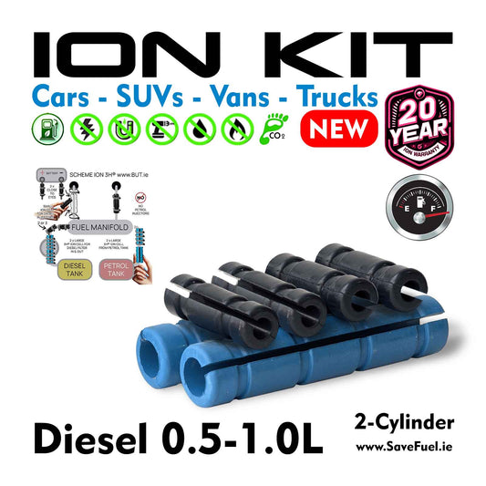 Ion kit for Car Boat 0.5-1.0L Diesel 2-Cylinder engine 3H® HHO FACTORY, Ltd